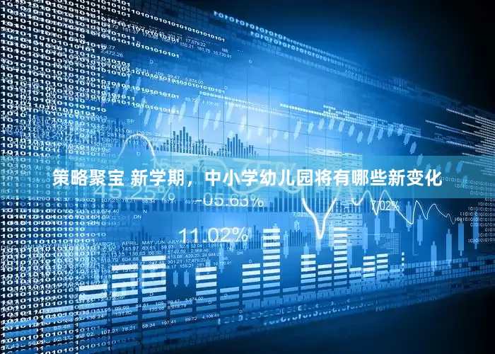 策略聚宝 新学期，中小学幼儿园将有哪些新变化