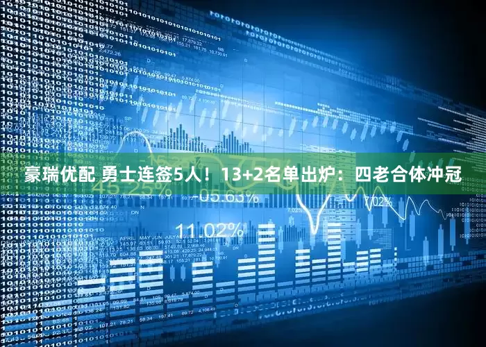 豪瑞优配 勇士连签5人！13+2名单出炉：四老合体冲冠